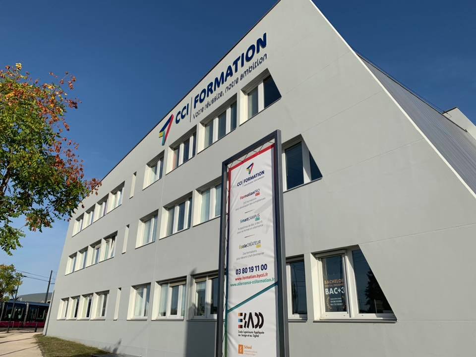 Signalétique pour la CCI de Dijon SIGNALETIQUE ET